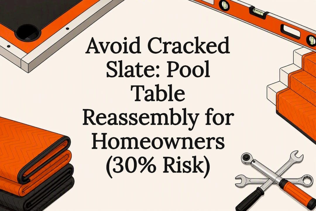 Avoid Cracked Slate: Pool Table Reassembly for Homeowners (30% Risk)
