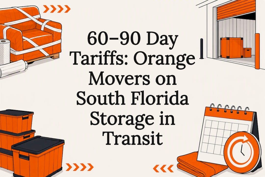 60–90 Day Tariffs: Orange Movers on South Florida Storage in Transit