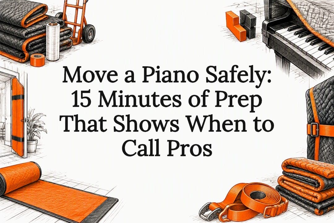 Move a Piano Safely: 15 Minutes of Prep That Shows When to Call Pros