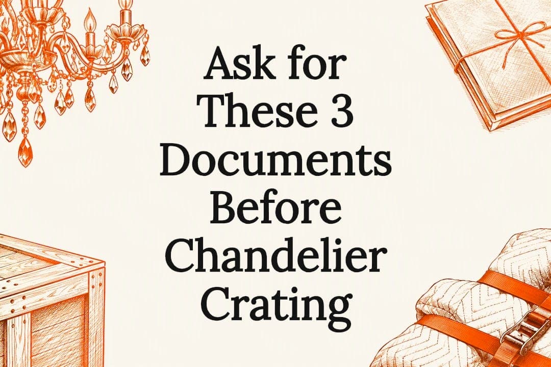 Ask for These 3 Documents Before Chandelier Crating