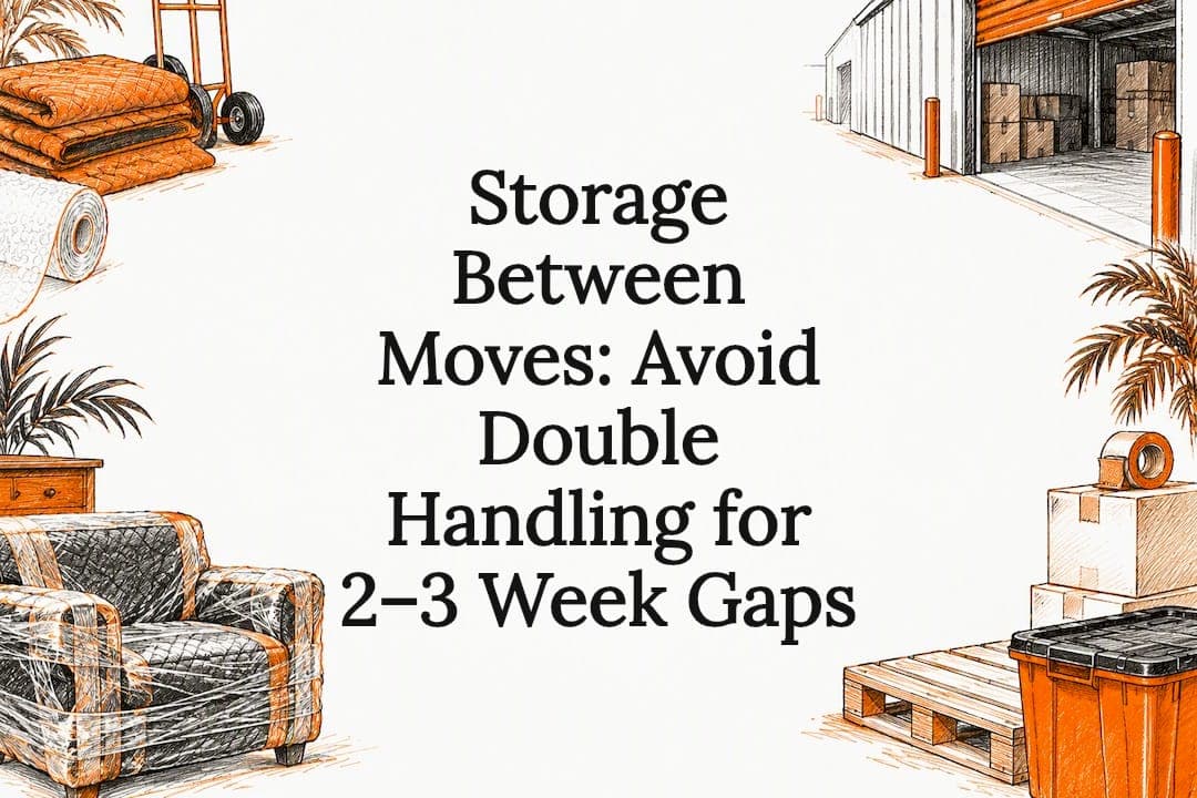 Storage Between Moves: Avoid Double Handling for 2–3 Week Gaps