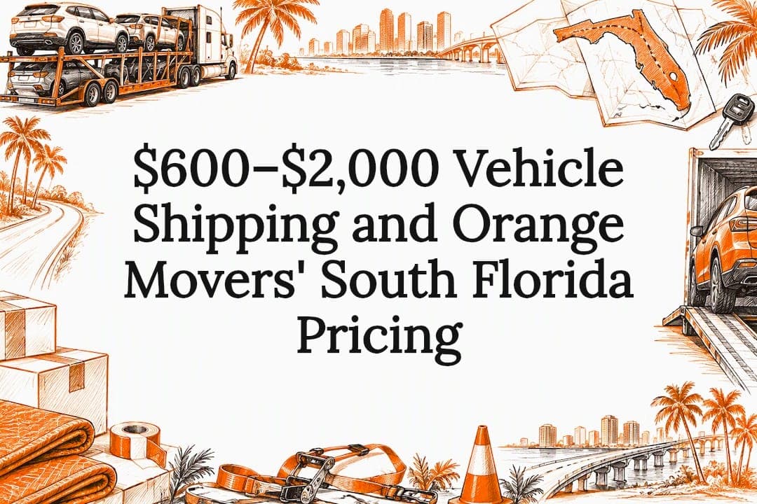 $600–$2,000 Vehicle Shipping and Orange Movers' South Florida Pricing