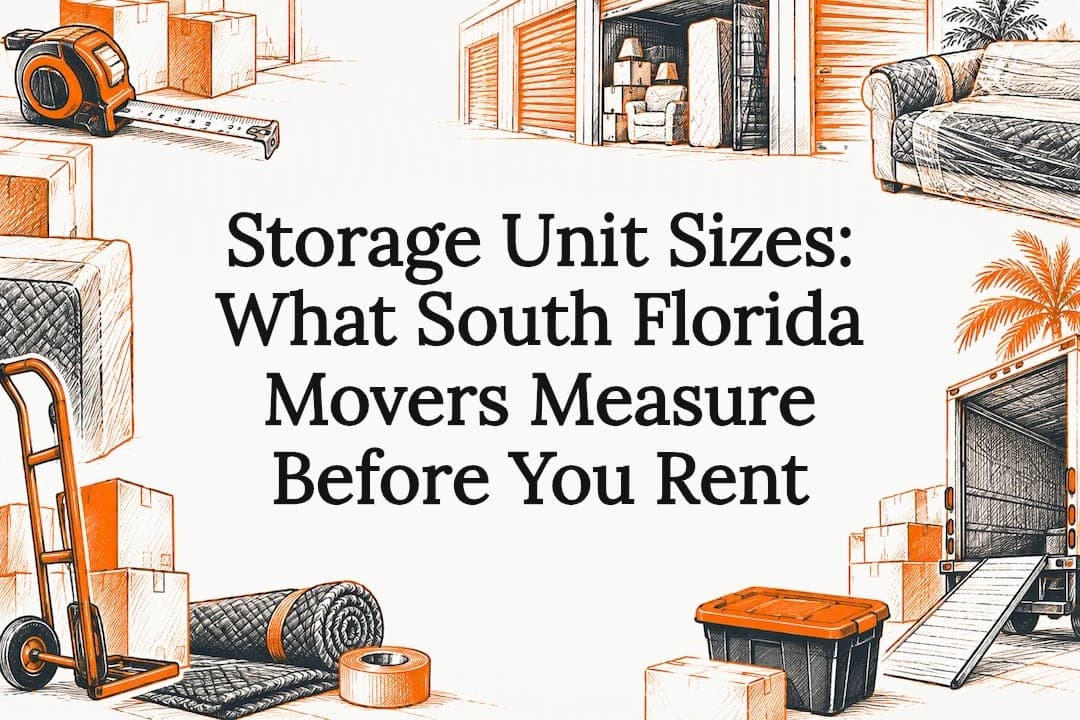 Storage Unit Sizes: What South Florida Movers Measure Before You Rent